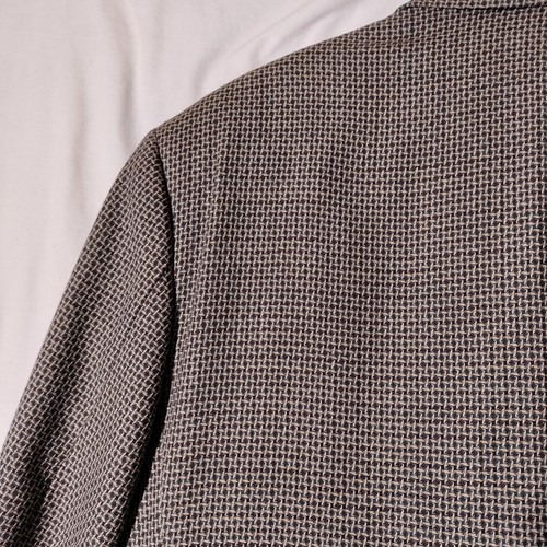 Tallia Uomo Sports Coat No Size Tag (44 Chest) Brown/White pattern - Picture 21 of 24