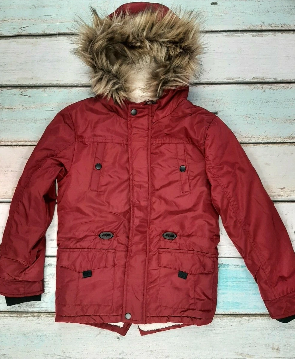 Girls hotsell burgundy coat