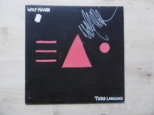 Wolf Maahn Autogramm signed LP-Cover "Third Language" Vinyl