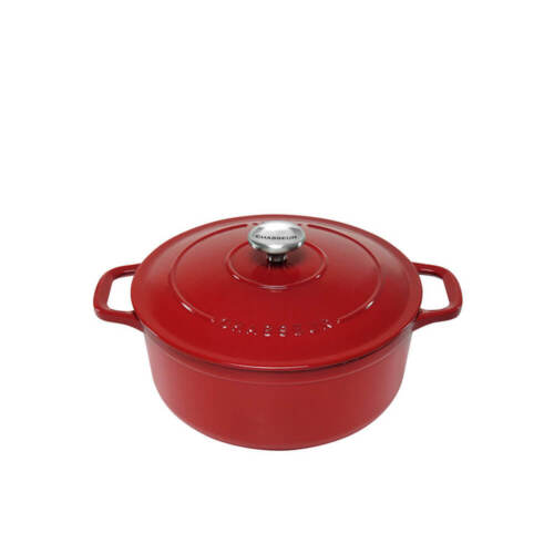 Chasseur Round French Oven Federation Red Perfect For Slow Cooking and Simmering - Picture 5 of 7