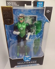 Mcfarlane DC Multiverse Green Lantern Hal Jordan Gold Label Action Figure 💚 New