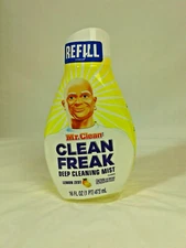 Mr Clean Freak Deep Cleaning Mist Lemon Zest 16 Oz (REFILL) ~ NEW (Lot of 2)