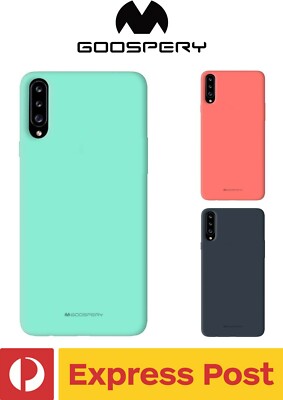 Huawei Y9s Soft Feeling Silicone Rubber Matte Slim Case - Mercury Goospery 