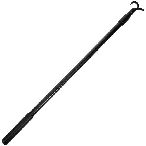 Aluminum Alloy Curtain Hanging Rod Wand Black Drapery Pull Telescopic - Picture 7 of 12