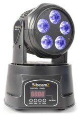 BEAMZ MHL90 WASH 5 X 18W RGBAW-UV 6 IN 1 MOVING HEADS