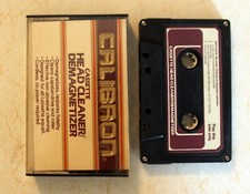 Calibron Cassette Head Cleaner/Demagnetizer Tape: Cleans Capstan  Roller