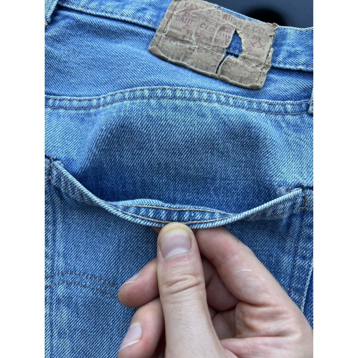 Vintage 70s Levi's Redline 501xx Selvedge Jeans 1501-0117 Vintage 70s Levi's Redline 501xx Selvedge Jeans 1501-0117