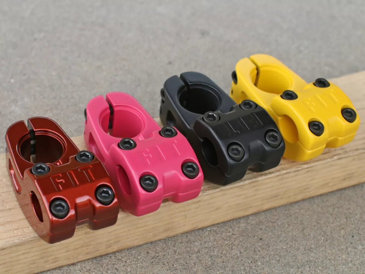 FIT BIKE CO BMX HIGH TOP v2 BICYCLE STEM BLACK BROWN PINK YELLOW
