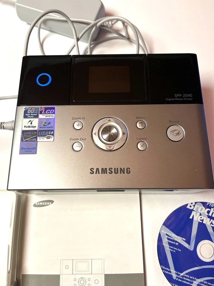Impresora térmica fotográfica digital Samsung SPP-2040 con Bluetooth con caja original Foto 2 de 4