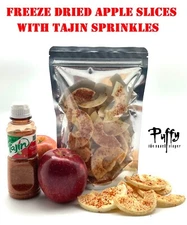 Freeze Dried Apple Slices With Tajin Sprinkles Snacks