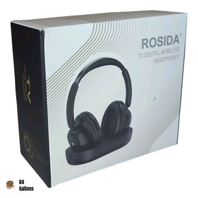 ROSIDA M98A Wireless Headphones for TV Watching (Black) | eBay