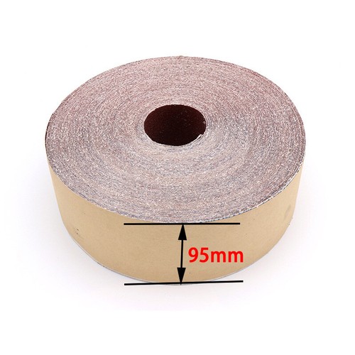 Schleifleinen 95mm Schleifgewebe Schleifpapier Gewebe Rolle Körnung 80 bis 600 - Picture 2 of 4