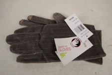 NWT CAPELLI NEW YORK Women's Smart Tip Gloves Grey Color Striped. One Size