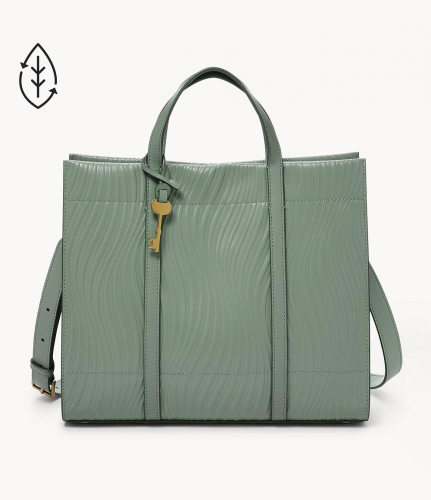 Bolso de Mujer FOSSIL CARMEN ZB1662343 Cuero Verde