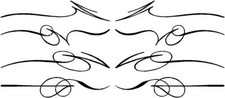 Pinstripe Decal Sticker Set Motorcycle Atv Golf Cart Any Color Vinyl A