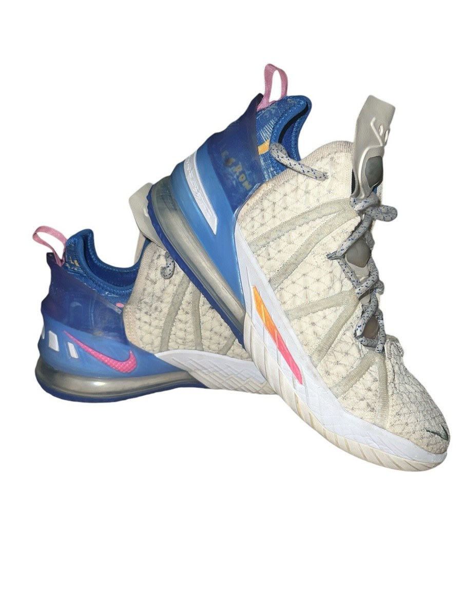 Nike LeBron 18 Los Angeles By Day Shoes DB8148-200 Size