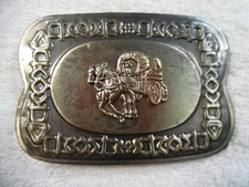 Covered Wagon Metal Belt Buckle 116D10