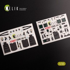 1/35 ResKit K35027 AH-1Z interior 3D decals for Academy kit