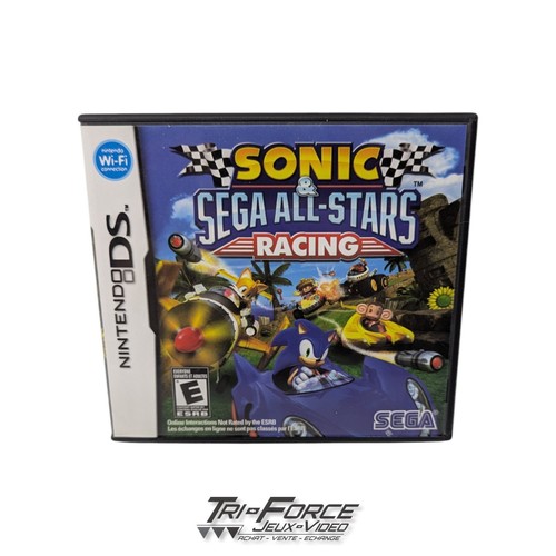 Sonic Sega All-Stars Racing Nintendo DS CIB Complete tested, free shipping