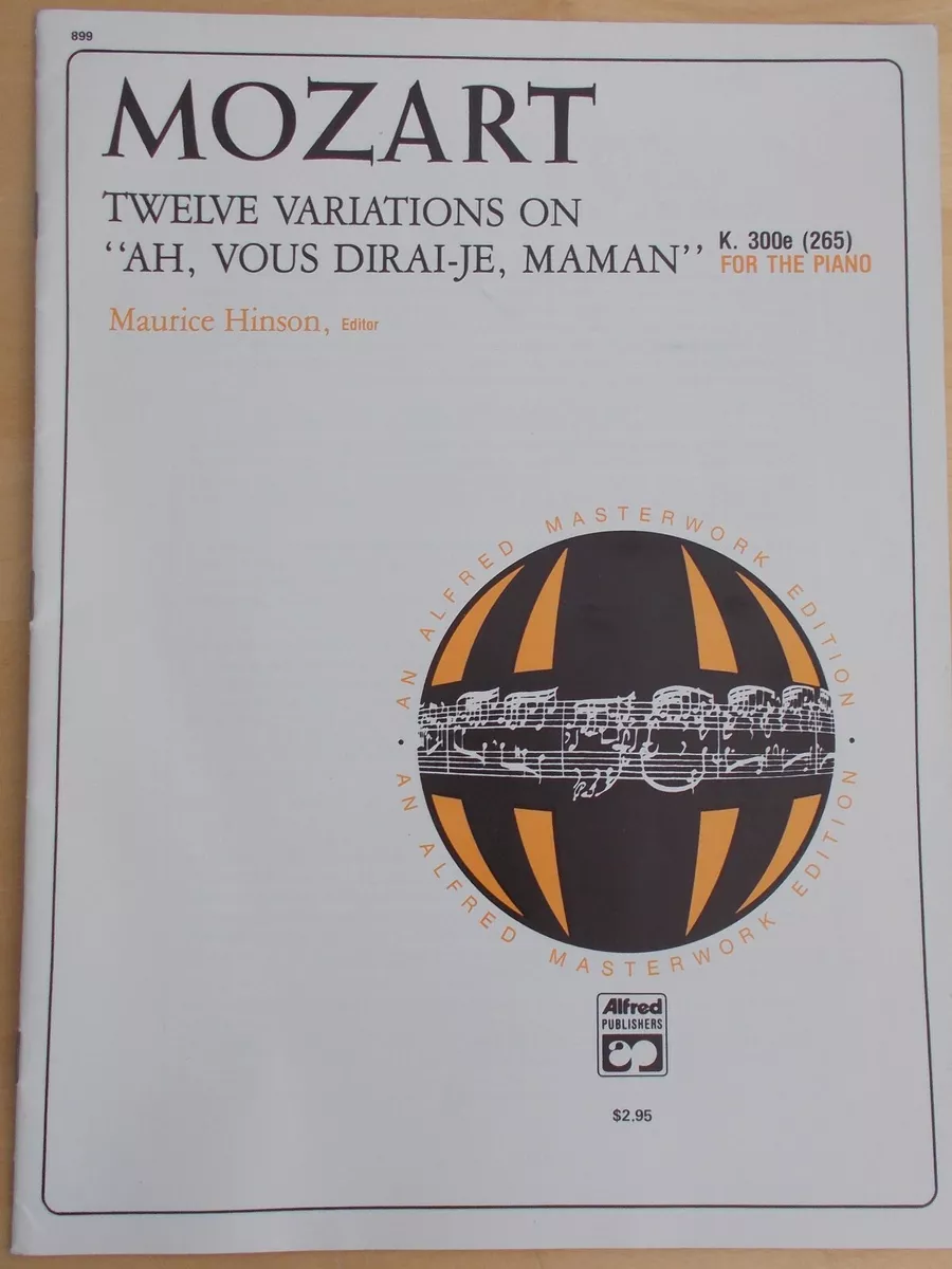 Mozart 12 variations discount