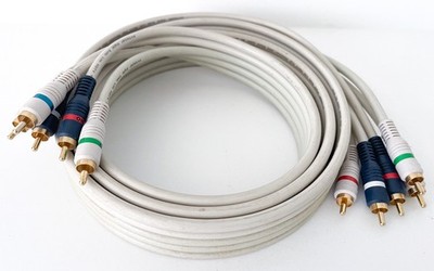 Python Digital Video Link HDTV High Res. Ultra Shield Component Cable 6ft Gold