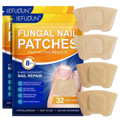64 Pcs Fungal Nail Patches - Extra Strength Toenail Fungus Treatment Overnight