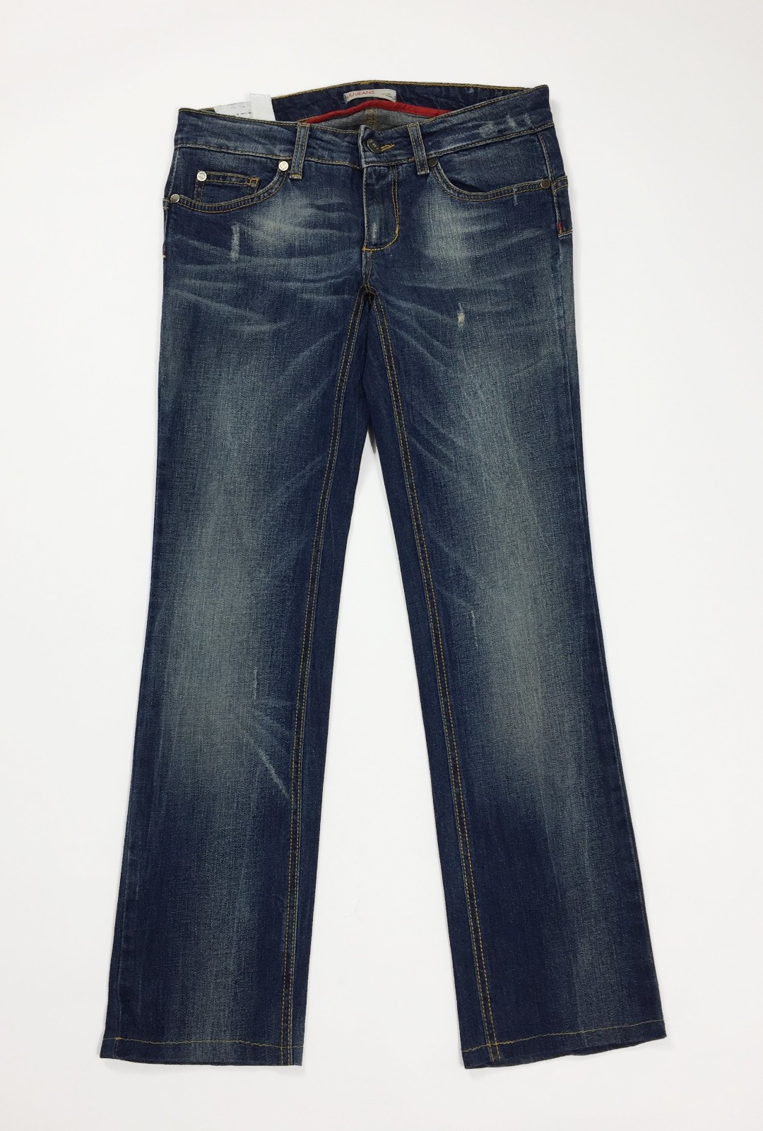Liu jo jeans donna usato gamba dritta slim stretch W27 tg 41 boyfriend T4765