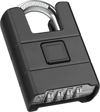 Heavy Duty Combination Padlock 4 Digit Code Lock Waterproof Shed Gate Fence