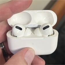 Apple AirPods Pro White Bluetooth Wireless In-Ear Earbuds with Charging Case