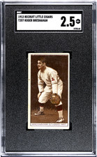 1912 T207 Brown Background Roger Bresnahan (HOF) Recruit Back StL SGC 2.5 GD+