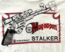 Screen Stars Best Smith  Wesson XL Mag-na-port Stalker T Shirt Tee Graphics USA