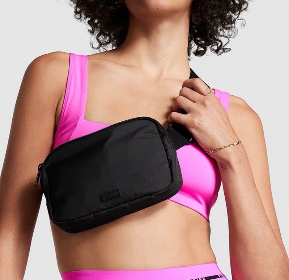 Victoria's Secret Pink Belt Bag in Black  