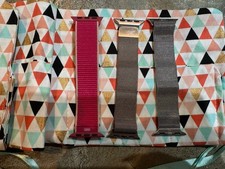 Apple Watch 38mm 40mm Milanese Loop Band And Active Band - Silver, Gold, Pink 