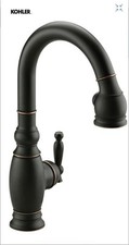 New Rare Kohler Vinnata Kitchen Faucet 690 2BZ Oil Rubber Bronze.