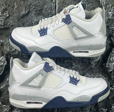 Jordan 4 "Midnight Navy" Mid Top Men's Retro Basketball Shoes Us Size 6-12