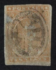 CKStamps: US Stamps Collection CSA Scott#5 Used Tiny Thin