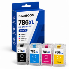 786XL 4PK Compatible BK/C/M/Y Ink for WorkForce Pro WF-4630 WF-5110 WF-5190 5620