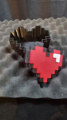 Minecraft Herz Schmuck Geschenkbox