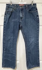 VTG Arizona Authentic Jeanswear Sz 34x30 Boot Cut 5 Pocket Jeans Measures 33x28