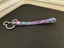 Disney Vera Bradley Floral Celebration Wristlet Keychain