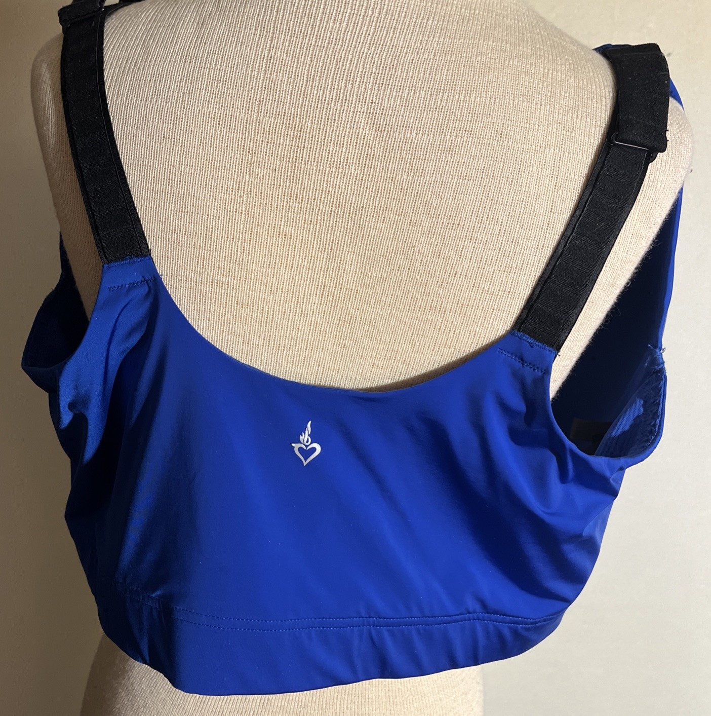 Torrid Active  Wireless Zip-Front Blue Sports Bra… - image 3