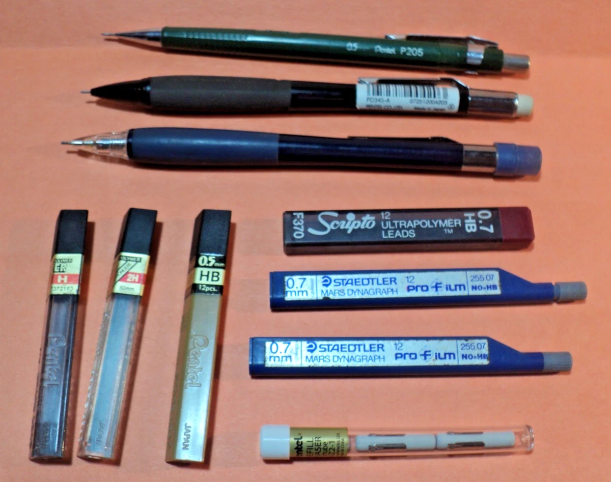 Las mejores ofertas en Portaminas Pentel con Vintage Coleccionable