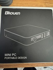 Bkouen Mini PC Windows 11 Pro N5105 8GB RAM 256GB SSD Dual HDMI 4K Ultra‑Thin