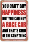 Funny Garage Vintage Car Racing Gifts Tin Metal Signs Home Décor 8x12