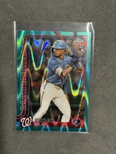 2025 Topps Daylen Lile #USC 146 /299 Aqua Raywave Washington Nationals