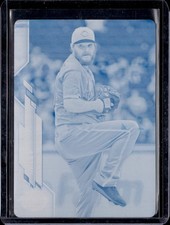 2020 Topps Cyan Printing Plate 1/1 #368 Wade Miley