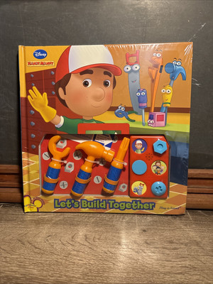 Disney Play-a-Sound Handy Manny Let s Build Together Book Toy Tools NIP HTF A7