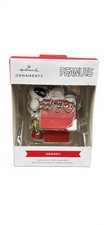 Hallmark Peanuts Ornament Snoopy on Holiday Dog House NIB