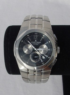 VINTAGE JACQUES LEMANS 1-1237 CHRONOGRAPH QUARTZ WATCH