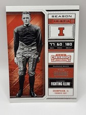 2018 Panini Contenders Draft Picks Red Grange #83 Illinois NM